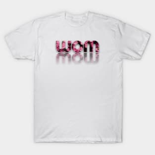 Wom text 3D T-Shirt